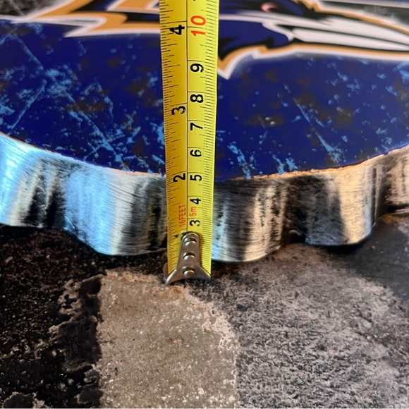 Baltimore Ravens NFL American Football Logo Bottle Top 13.5" Metal Wall Sign - Picture 6 of 7